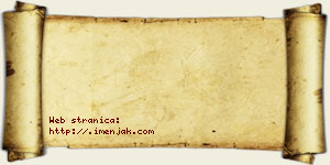 Valentina Dinić vizit kartica